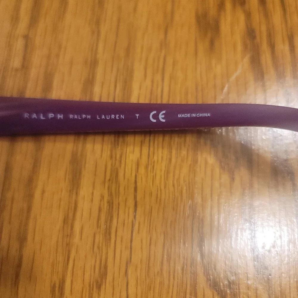 NWOT Ralph Lauren Purple Round Medium Large Sunglasses